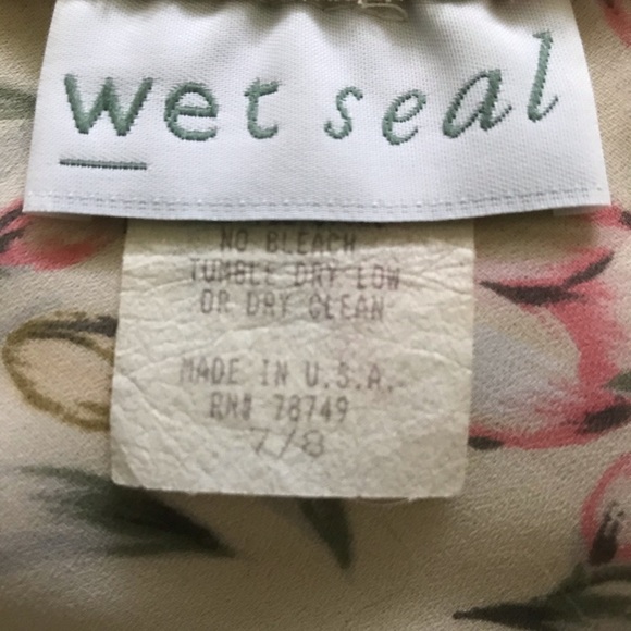 Wet seal , long skirt,size 7-8, multicolor floral - Picture 7 of 15